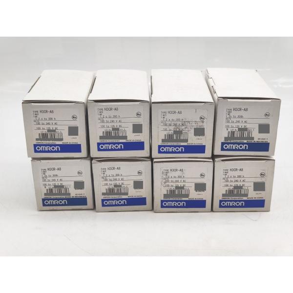 H3CR-A8 オムロン 8点セット 未使用 箱汚れあり 1.2s