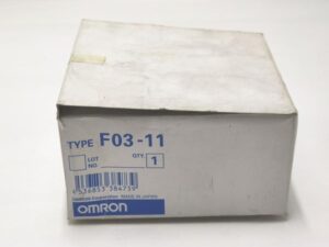 F03-11 オムロン 箱いたみよごれあり 未使用
