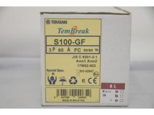 S100-GF 新品 寺崎電気産業 3P 60A 漏電遮