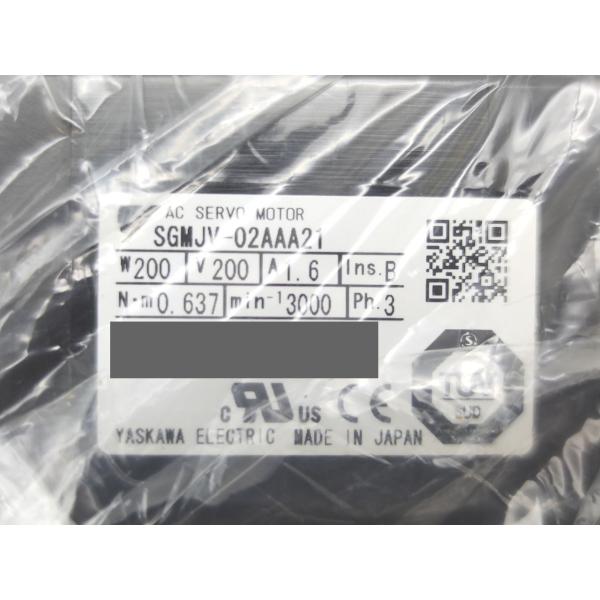 SGMJV-02AAA21 安川電機 箱なし 未使用 電機 SGMJV-02A