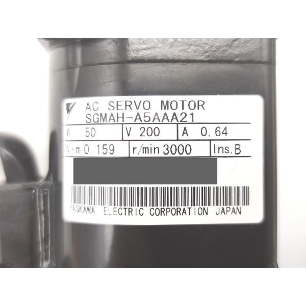 SGMAH-A5AAA21 安川電機 本体いたみあり 中古 電機 SGMAH-