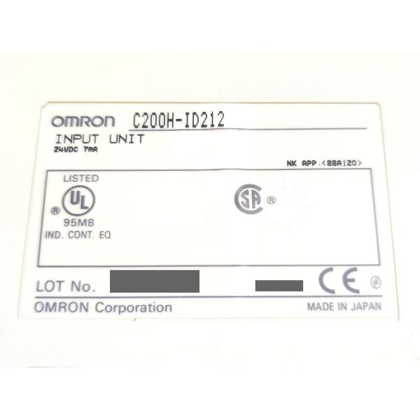 C200H-ID212 オムロン 箱汚れあり シール劣化 未使用 C200