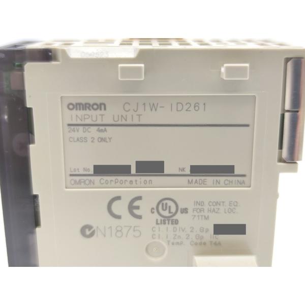 CJ1W-ID261 オムロン 中古 24VDC 4mA CJ1シリーズ