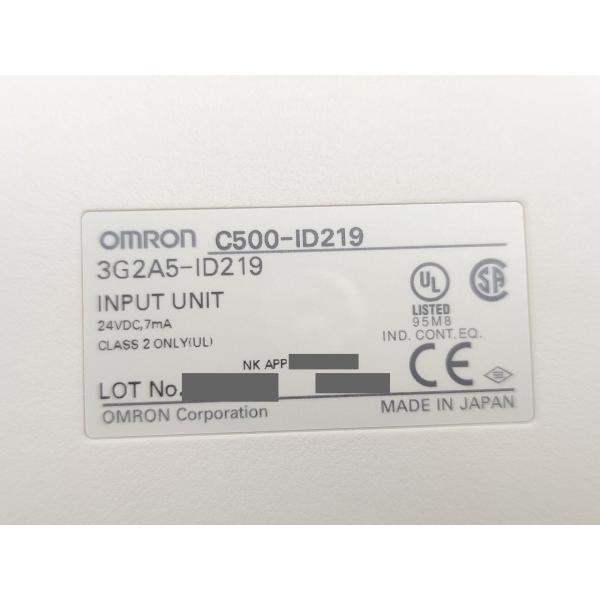 C500-ID219 オムロン 箱マジック書込いたみあり 開封済み 未使