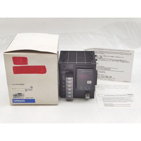 CJ1W-PA205C オムロン 箱よごれマジック書込あり 未使用 Ver