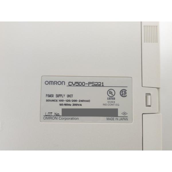 CV500-PS221 オムロン 箱マジック書込いたみあり 開封済み 未使