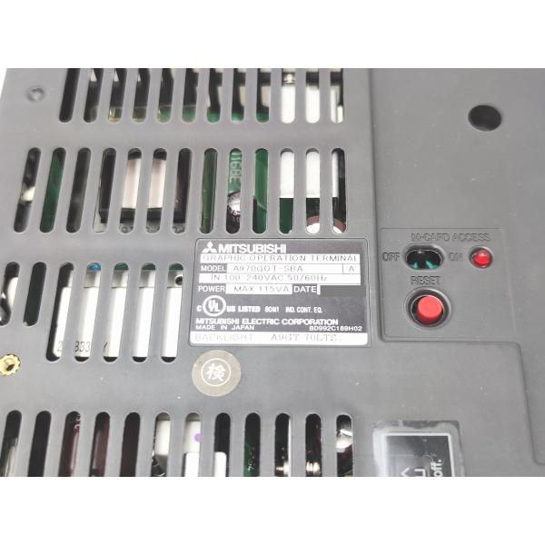 A970GOT-SBA 三菱電機 中古 GOT MELSEC-Aシリーズ