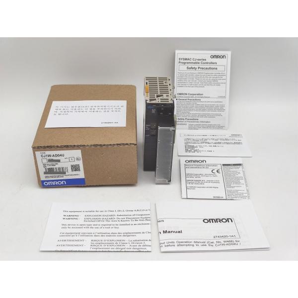 CJ1W-AD04U オムロン 箱いたみあり 箱開封済み 未使用 CJ1