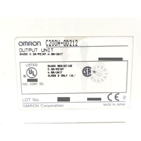 C200H-OD212 オムロン 汚れあり 中古 6点セット C200Hシ