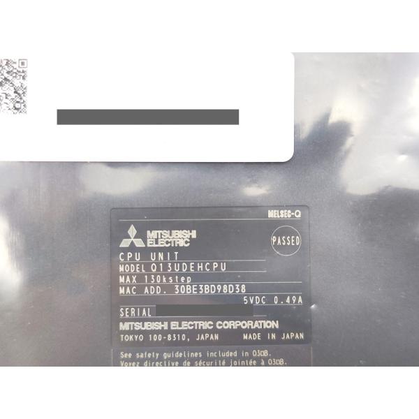 Q13UDEHCPU 三菱電機 2024年製 新品 箱汚れあり MELS