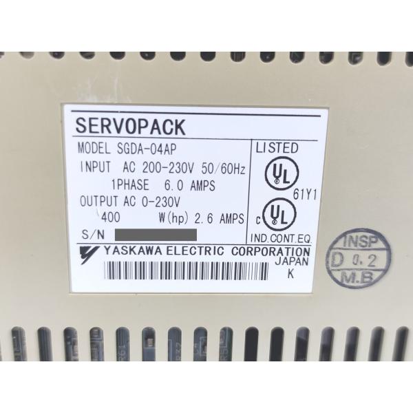 SGDA-04AP 安川電機 中古