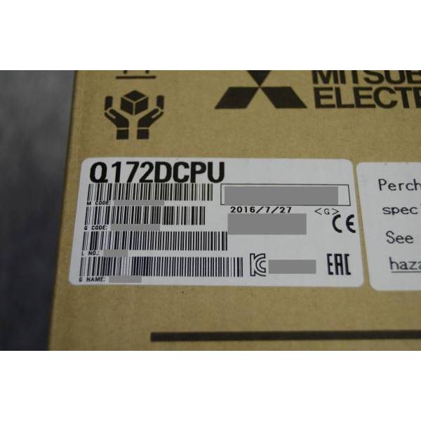 Q172DCPU 三菱電機 新品 2016年製 シーケンサ