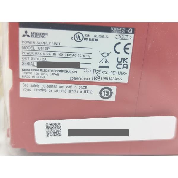 Q61SP 三菱電機 2023年製 新品 MELSEC-Qシリ