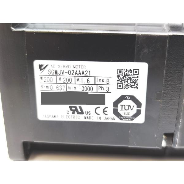 SGMJV-02AAA21 安川電機 中古 電機 SGMJV-02AAA Σシ
