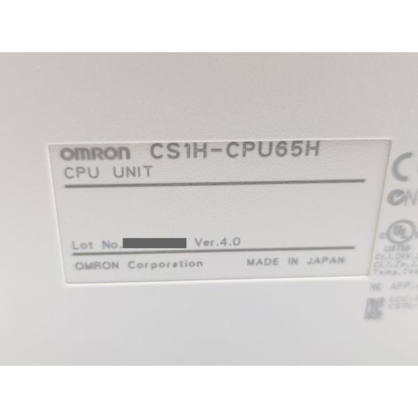 CS1H-CPU65H オムロン 箱開封済み 箱マジック書込いたみあり 未