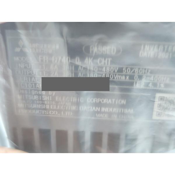 FR-D740-0.4K-CHT 三菱電機 箱いたみあり 2021年 新品
