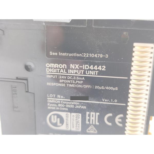 NX-ID4442 オムロン 本体×8点セット 中古 Ver.1.