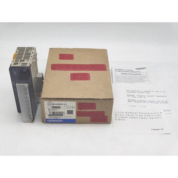 CJ1W-AD041-V1 オムロン 箱マジック書込あり 箱開封済み 未使用