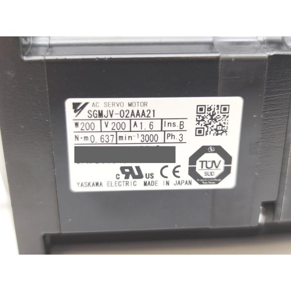 SGMJV-02AAA21 安川電機 サビあり 中古 電機 SGMJV-02A