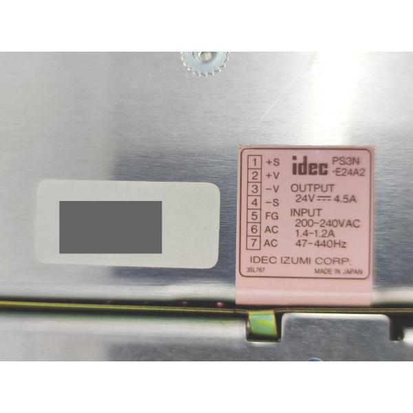 PS3N-E24A2 IDEC 本体汚れあり 1つネジ部分プラスチックカ