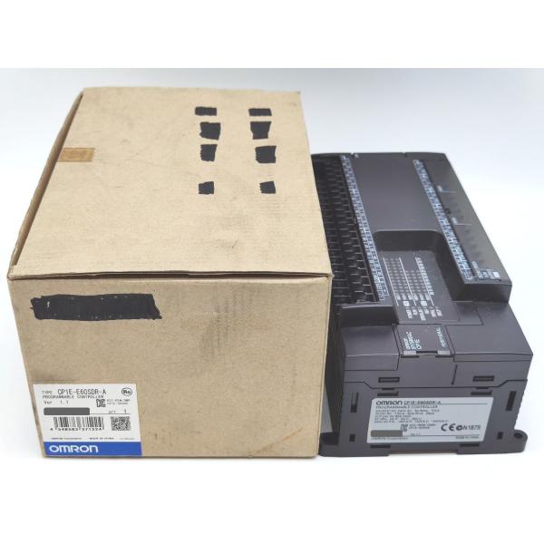CP1E-E60SDR-A オムロン 箱汚れあり, マーカー書き込みあり 中古