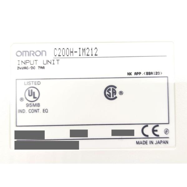 C200H-IM212 オムロン 箱・本体汚れあり 中古か未使用か不明 C