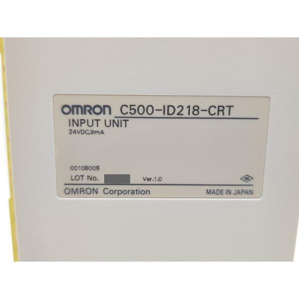 C500-ID218-CRT オムロン 箱開封済み 箱汚れあり 未使用 Ver.