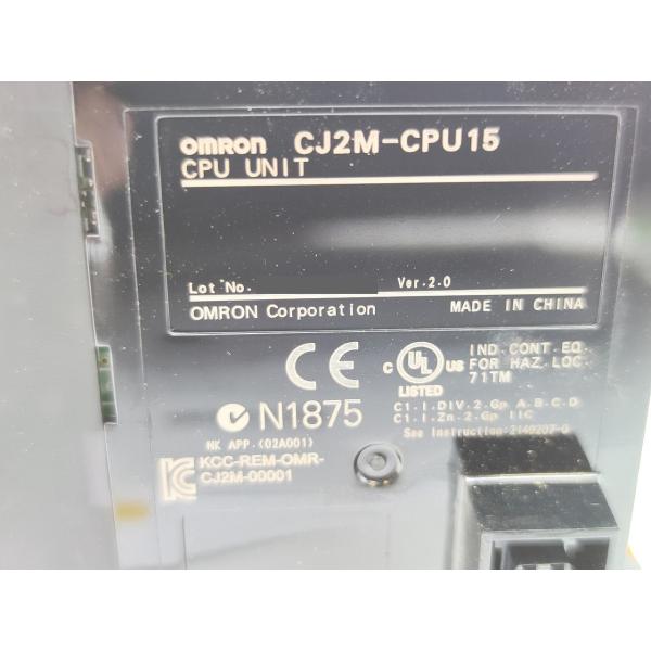 CJ2M-CPU15 オムロン 箱開封済み 箱マジック書込あり 未使用