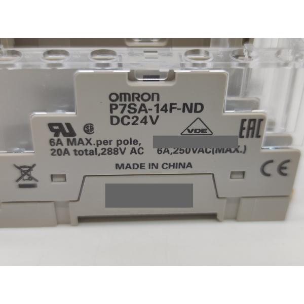 P7SA-14F-ND オムロン 6個セット 箱いたみマジック書込あり た