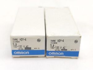 H3Y-4 オムロン 2点セット 箱汚れあり 未使用 5S 1