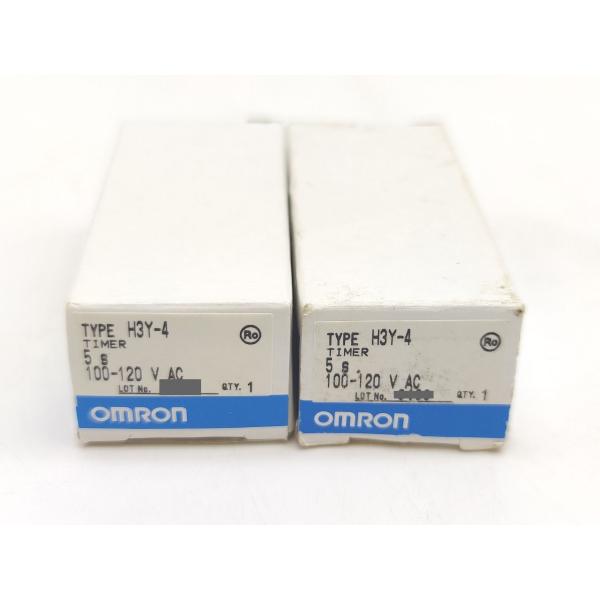 H3Y-4 オムロン 2点セット 箱汚れあり 未使用 5S 1