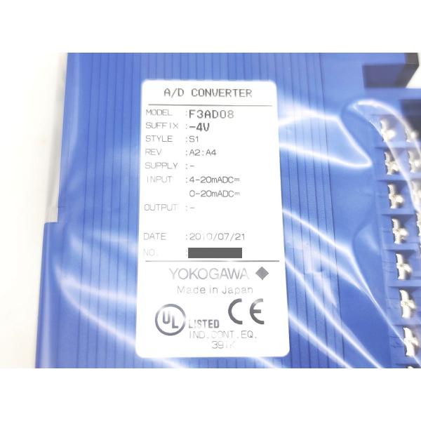 F3AD08-4V 横河電機 新品 電機