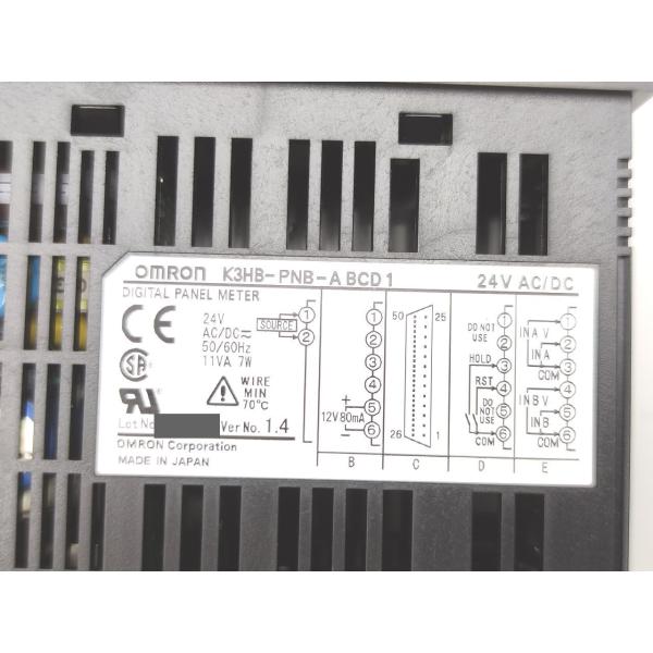K3HB-PNB-ABCD1 オムロン 未使用 AC/DC24V Ver.1.