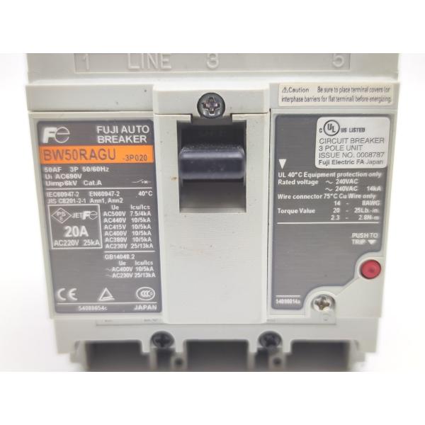 BW50RAGU 富士電機 箱いたみ、汚れ有 中古 FujiElec