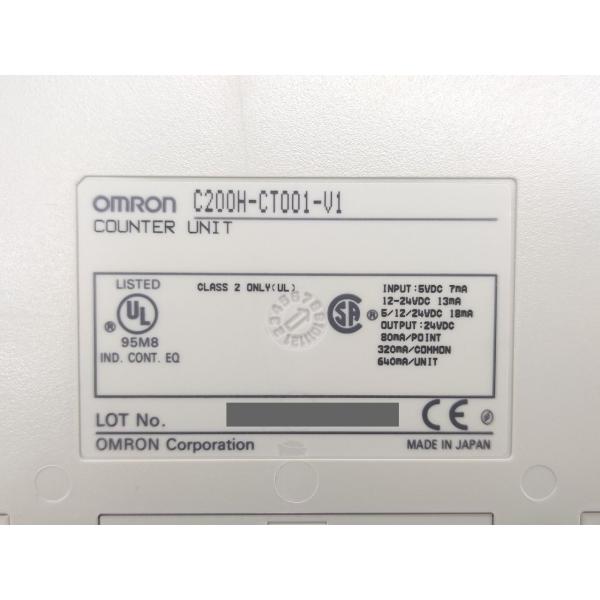 C200H-CT001-V1 オムロン 箱汚れマジック書込あり 開封済み 未使用