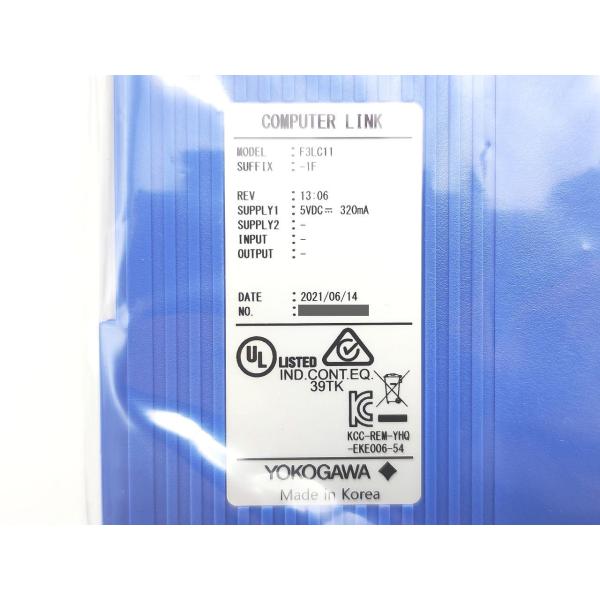 F3LC11-1F 横河電機 2021年製 新品 電機