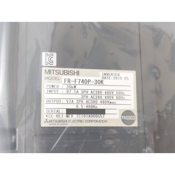 FR-F740P-30K 三菱電機 箱汚れ・いたみ 箱マジック書込あり 箱開