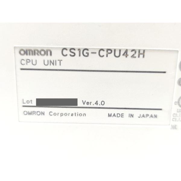 CS1G-CPU42H オムロン 汚れあり 中古 CS1シリーズ