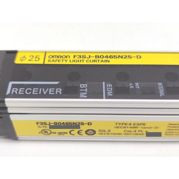 F3SJ-B0465N25 オムロン 箱なし 未使用 F3SJ-B0465N