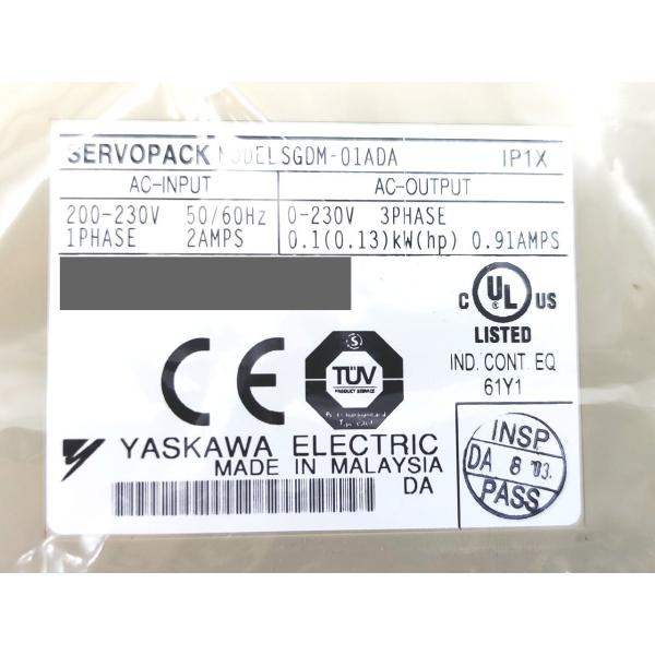 SGDM-01ADA 安川電機 箱汚れあり 未使用 電機