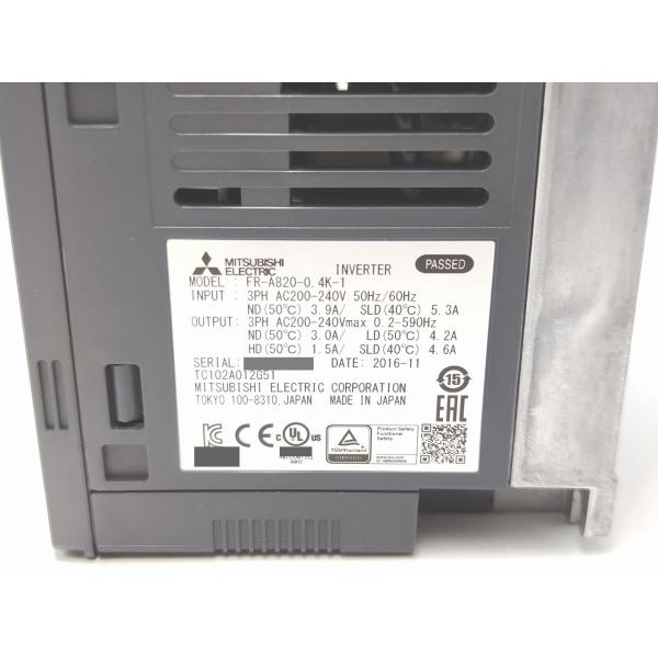 FR-A820-0.4K-1 三菱電機 中古 インバータ インバーター MELS