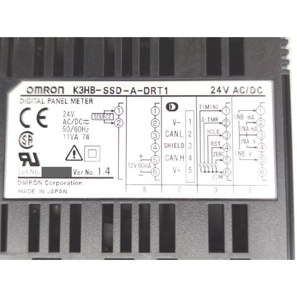 K3HB-SSD-A-DRT1 オムロン 箱汚れいたみあり 新品 AC/DC24V