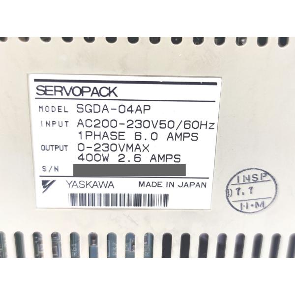 SGDA-04AP 安川電機 中古 電機