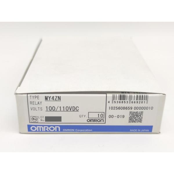 MY4ZN オムロン 新品 100/110VDC 10個入り